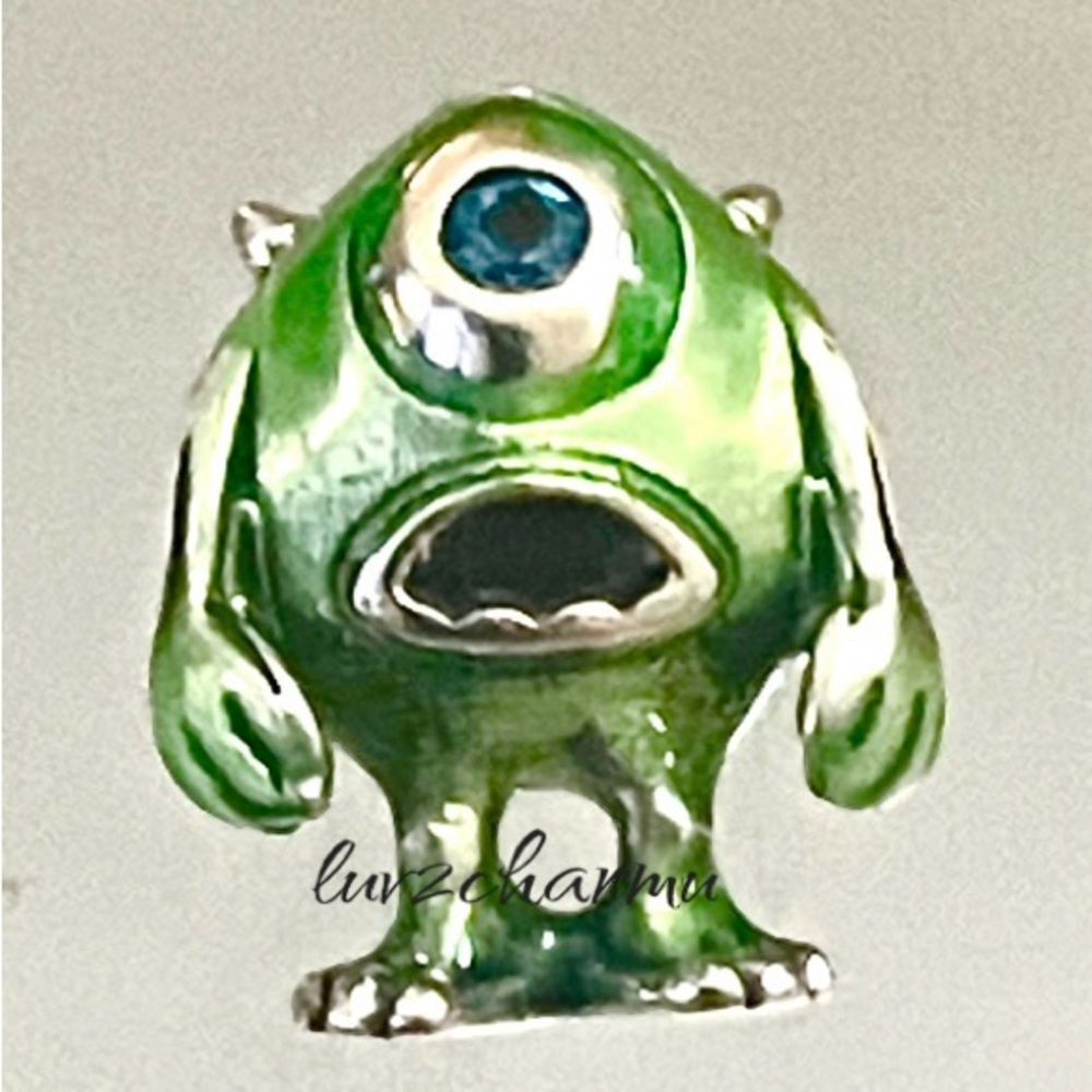 Authentic Pandora #792754C01 Disney Pixar Mike Wazowski Charm